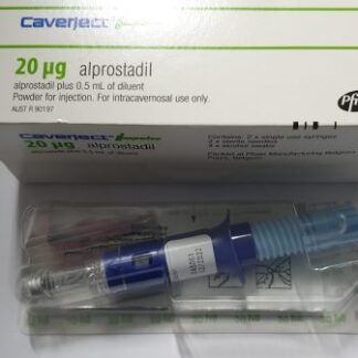 Caverject Alprostadil Aussie Pharma – 2 x 20mcg Syringes